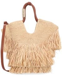 Zimmermann - Borsa Tote "Goldentime" Small Con Frange - Lyst