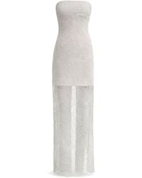 ROTATE BIRGER CHRISTENSEN - Lace-Detail Midi Dress - Lyst