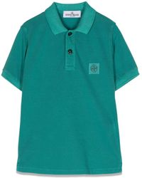 Stone Island - Polo Shirt Emerald - Lyst