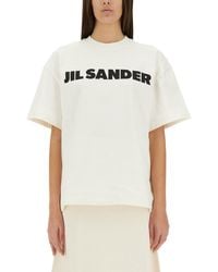 Jil Sander - Relaxed Fit Cotton T-Shirt - Lyst