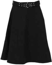 Ganni - Gonna "Wrap" Con Cintura - Lyst