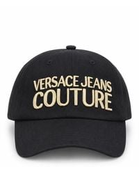 Versace Jeans Couture - Cappello Da Baseball Con Logo Metallizzato - Lyst