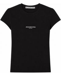 Alexander Wang - T-Shirt Slim Fit Con Logo - Lyst