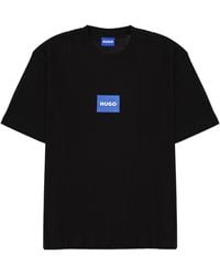 HUGO - Crew Neck T-Shirt - Lyst