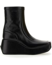 Raf Simons - Ankle Boot With Square Toe - Lyst