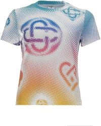 CASABLANCA - T-Shirt Airbrush Smiley Organic Cotton T-Shirts - Lyst