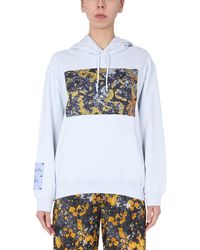 McQ - FELPA ALBION CON CAPPUCCIO IN JERSEY DI COTONE - Lyst