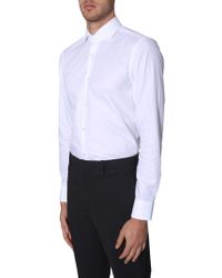 BOSS Jason Slim Fit Cotton Poplin Shirt - White