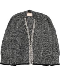 Circus Hotel - Cardigan With Mouliné Workmanship - Lyst