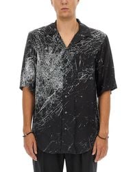 McQueen - Camicia Hawaiana "Smashed Screen" - Lyst