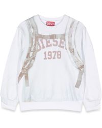 DIESEL - Saffy Over Crewneck Sweatshirt - Lyst