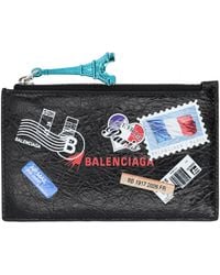 Balenciaga - Portamonete Con Portacarte - Lyst