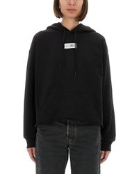MM6 by Maison Margiela - 'Numeric Signature Mm6' Hoodie - Lyst