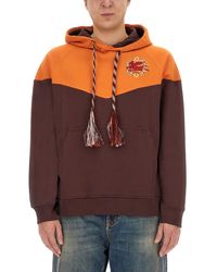Etro - Hooded Sweatshirt With Logo - Lyst