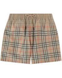 Burberry - Costume Con Stampa Check - Lyst