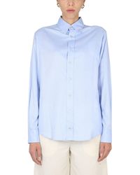 Ballantyne - Cotton Poplin Oxford Shirt - Lyst