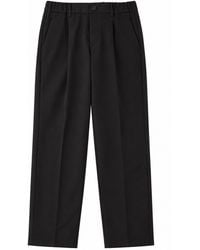 Herno - Pantalone Dritto Con Vita Elasticizzata - Lyst