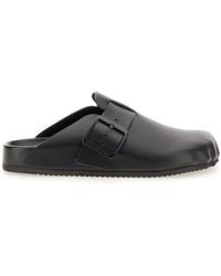 Balenciaga - Luxurious Bovine Leather Sabot Sandals - Lyst