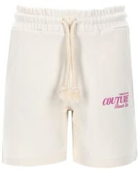 Versace Jeans Couture - Shorts Con Logo - Lyst