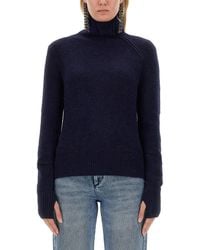 Isabel Marant - Baby Alpaca Blend T-Shirt For - Lyst