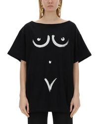 Moschino - Oversized Body Print T-Shirt - Lyst