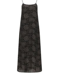Uma Wang - Floral Scoop Neck Maxi Dress - Lyst