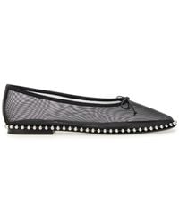 Alexander Wang - Mesh Lina Ballerinas Textile - Lyst