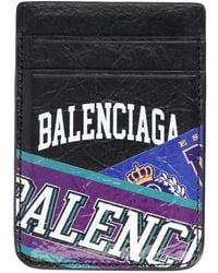 Balenciaga - Portacarte Magnetico Con Stampa - Lyst
