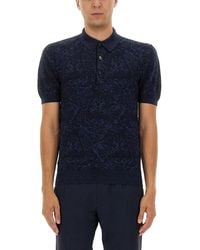Etro - Shirt Collar Polo - Lyst