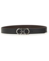 Ferragamo - Cintura Reversibile Gancini - Lyst