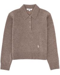 Sporty & Rich - Cashmere Polo Shirt - Lyst