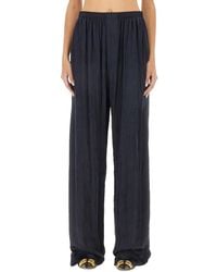 Balenciaga - Oversized Silk Pyjama Pants - Lyst