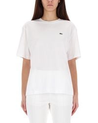 Lacoste - T-Shirt With Logo - Lyst