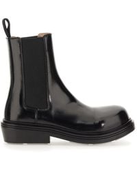 Bottega Veneta - Brushed Leather Chelsea Boots - Lyst