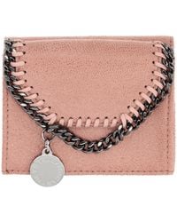 Stella McCartney - Mini Chain-Trim Flap Wallet - Lyst