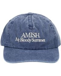 AMISH - Baseball Cap With Embroidery - Lyst