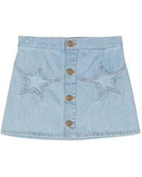 Versace - Skirt Denim - Lyst