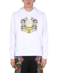 Versace Jeans Couture - Sweatshirt With Logo Print - Lyst