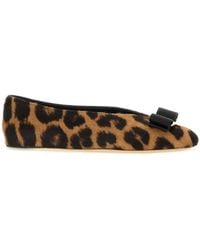 Ferragamo - Vara Bow Ballet Flat - Lyst