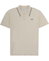 A.P.C. - Shirt Collar Polo - Lyst