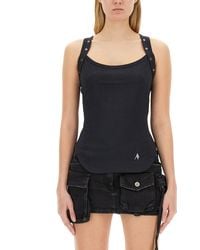 The Attico - Cotton Logo Top - Lyst