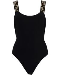 Versace - Greca Border Swimsuit - Lyst
