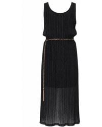JOSHE - Abito Midi Con Cinturino - Lyst