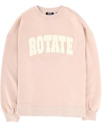 ROTATE BIRGER CHRISTENSEN - Logo Crew Neck Sweatshirt - Lyst
