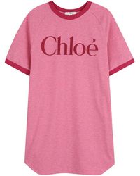 Chloé - Vestito Maxi T Shirt - Lyst