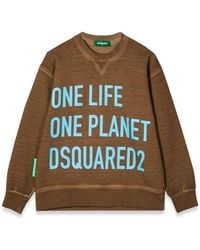 DSquared² - Felpa One Life One Planet - Lyst