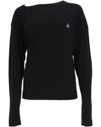 Vivienne Westwood - Top "Hebo" A Maniche Lunghe - Lyst