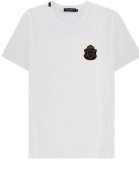 Dolce & Gabbana - T-Shirt With Heraldic Logo - Lyst