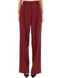 Dries Van Noten - Belted Wool Trousers - Lyst