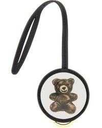 Moschino - Leather Keychain - Lyst